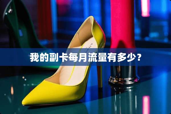 我的副卡每月流量有多少？