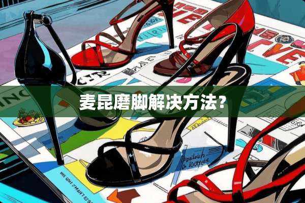 麦昆磨脚解决方法？