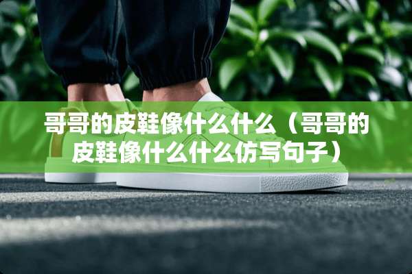 哥哥的皮鞋像什么什么（哥哥的皮鞋像什么什么仿写句子）