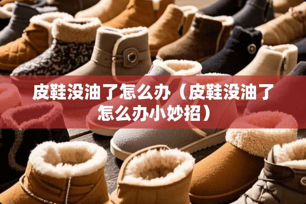 皮鞋没油了怎么办（皮鞋没油了怎么办小妙招）