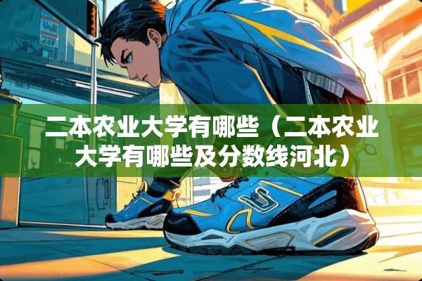 二本农业大学有哪些（二本农业大学有哪些及分数线河北）