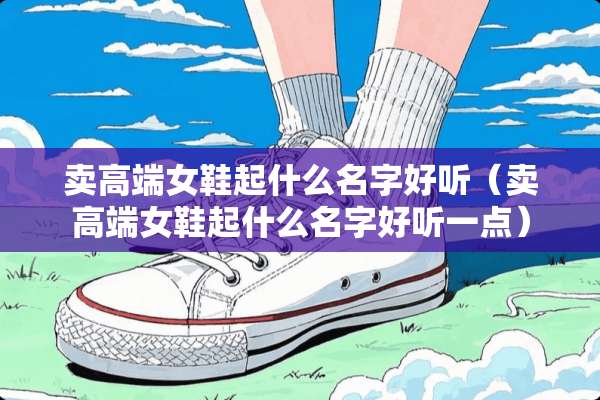卖高端女鞋起什么名字好听（卖高端女鞋起什么名字好听一点）
