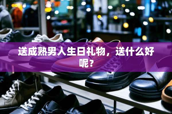 送成熟男人生日礼物，送什么好呢？