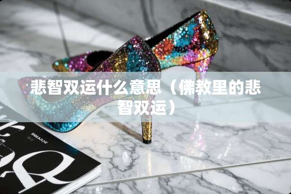 悲智双运什么意思（佛教里的悲智双运）