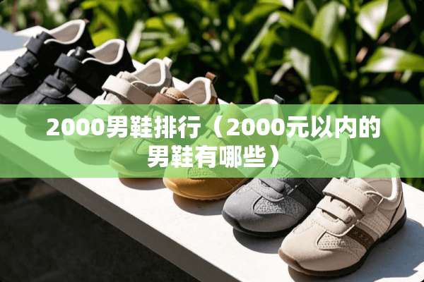 2000男鞋排行（2000元以内的男鞋有哪些）