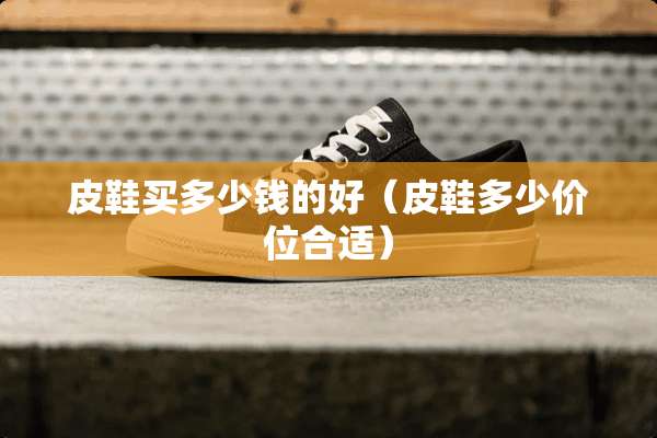 皮鞋买多少钱的好（皮鞋多少价位合适）