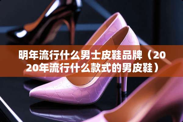 明年流行什么男士皮鞋品牌（2020年流行什么款式的男皮鞋）