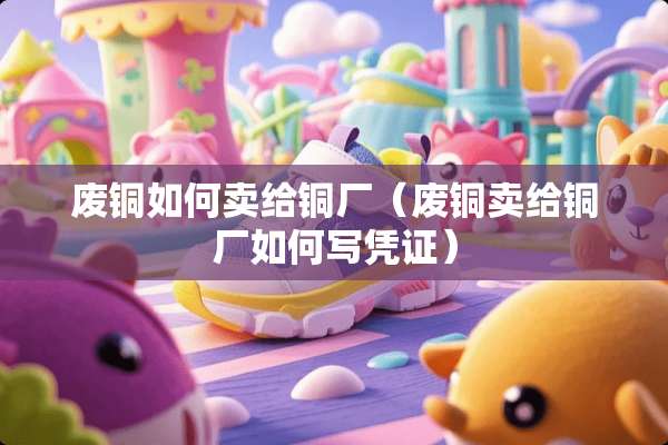 废铜如何卖给铜厂（废铜卖给铜厂如何写凭证）