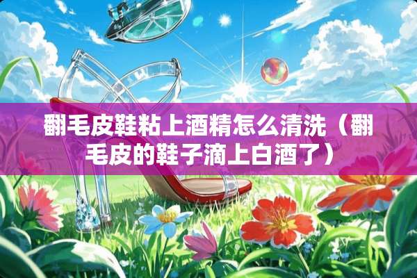 翻毛皮鞋粘上酒精怎么清洗（翻毛皮的鞋子滴上白酒了）