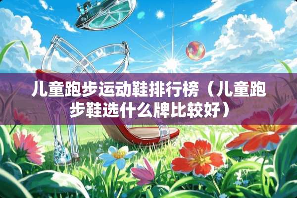儿童跑步运动鞋排行榜（儿童跑步鞋选什么牌比较好）
