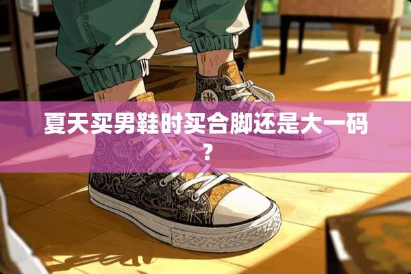 夏天买男鞋时买合脚还是大**？