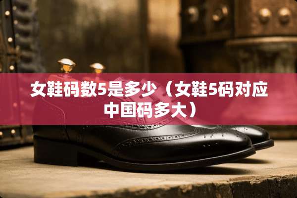 女鞋码数5是多少（女鞋5码对应中国码多大）