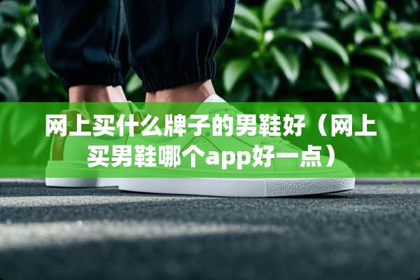 网上买什么牌子的男鞋好（网上买男鞋哪个app好一点）