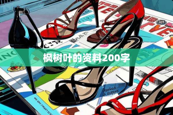 枫树叶的资料200字