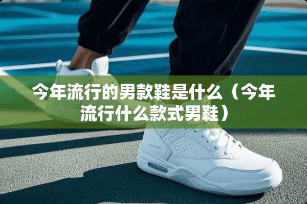 今年流行的男款鞋是什么（今年流行什么款式男鞋）