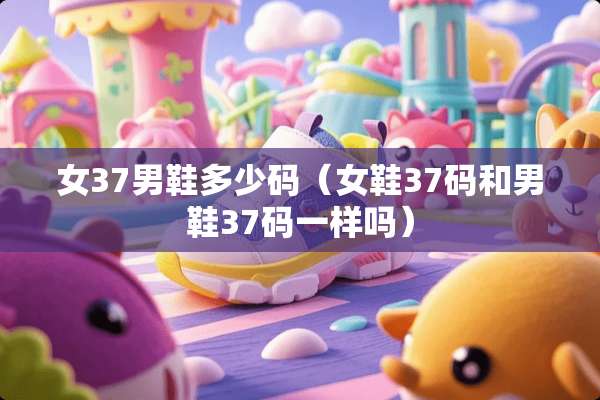 女37男鞋多少码（女鞋37码和男鞋37码一样吗）
