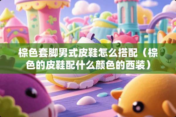 棕色套脚男式皮鞋怎么搭配（棕色的皮鞋配什么颜色的西装）