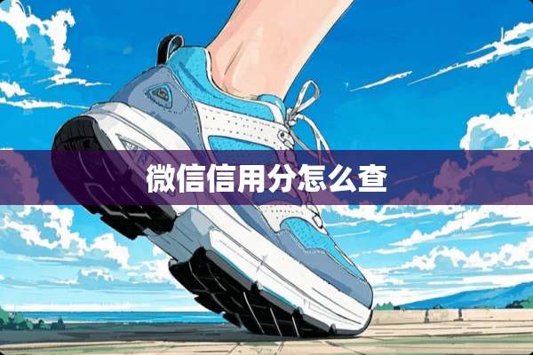 微信信用分怎么查