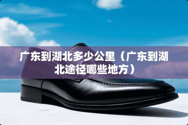广东到湖北多少公里（广东到湖北途径哪些地方）