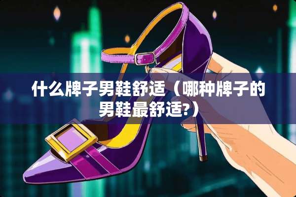 什么牌子男鞋舒适（哪种牌子的男鞋最舒适?）