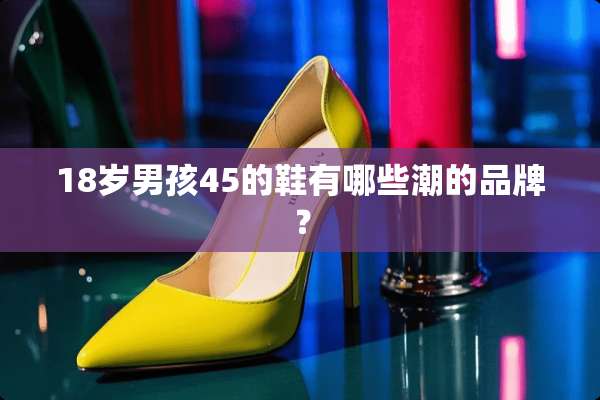18岁男孩45的鞋有哪些潮的品牌？