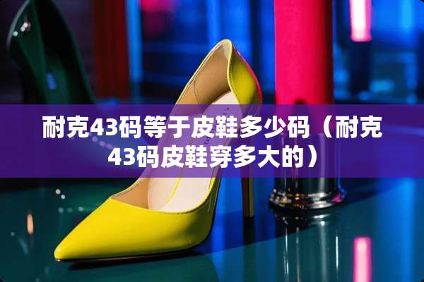 耐克43码等于皮鞋多少码（耐克43码皮鞋穿多大的）