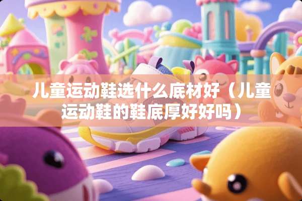 儿童运动鞋选什么底材好（儿童运动鞋的鞋底厚好好吗）