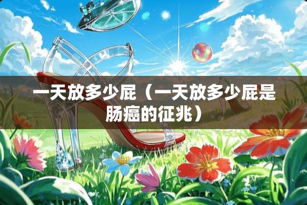 一天放多少屁（一天放多少屁是肠癌的征兆）