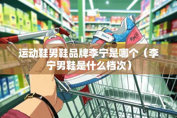 运动鞋男鞋品牌李宁是哪个（李宁男鞋是什么档次）