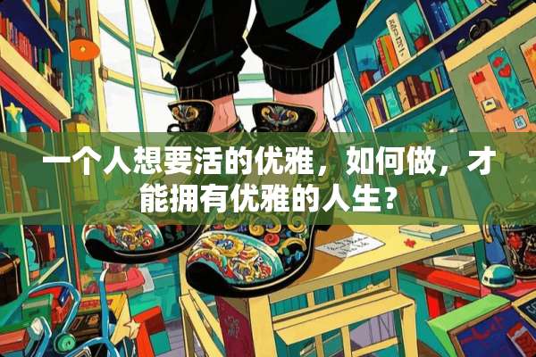 一个人想要活的优雅，如何做，才能拥有优雅的人生？