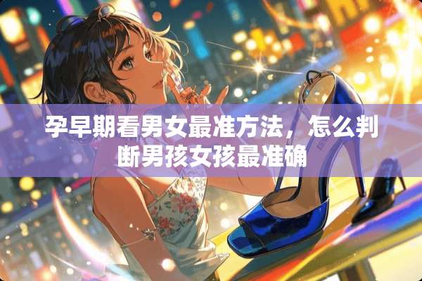 孕早期看男女最准方法，怎么判断男孩女孩最准确