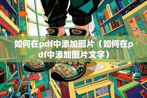 如何在pdf中添加图片（如何在pdf中添加图片文字）
