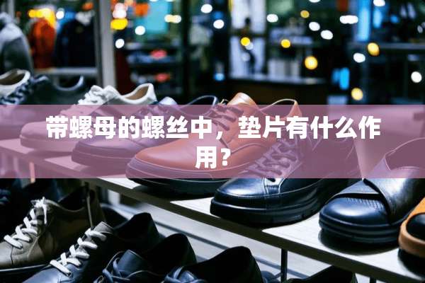 带螺母的螺丝中，垫片有什么作用？
