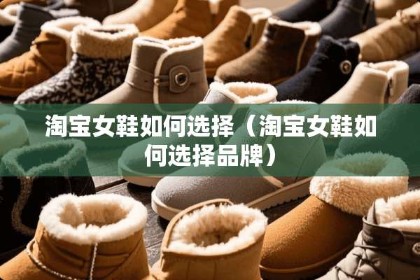 淘宝女鞋如何选择（淘宝女鞋如何选择品牌）