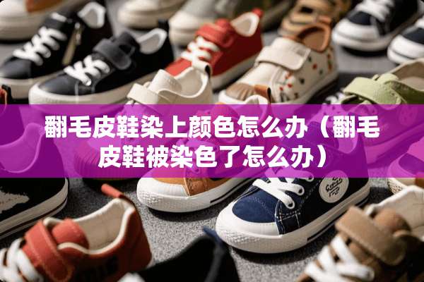 翻毛皮鞋染上颜色怎么办（翻毛皮鞋被染色了怎么办）