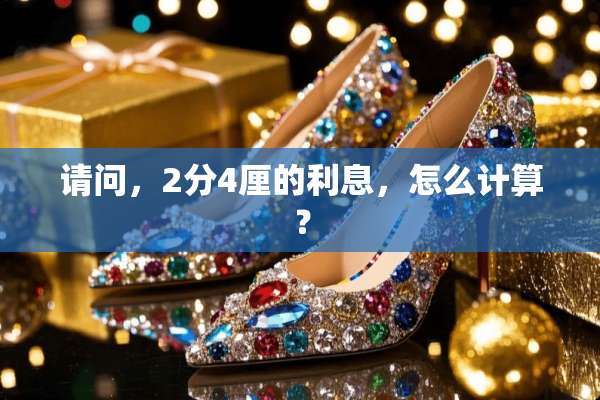请问，2分4厘的利息，怎么计算？