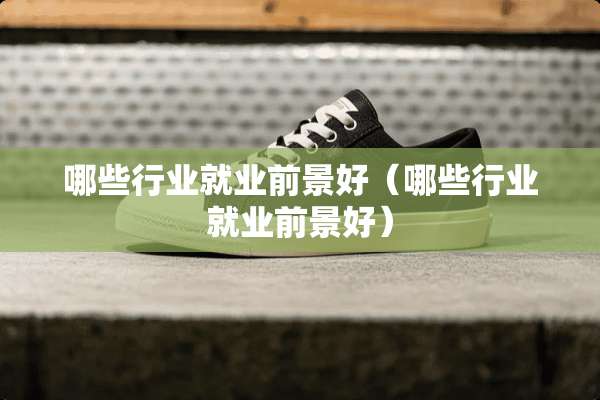 哪些行业就业前景好（哪些行业就业前景好）
