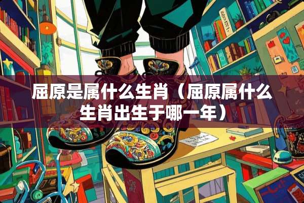 屈原是属什么生肖（屈原属什么生肖出生于哪一年）