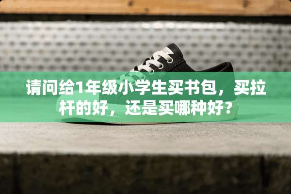 请问给1年级小学生买书包，买拉杆的好，还是买哪种好？