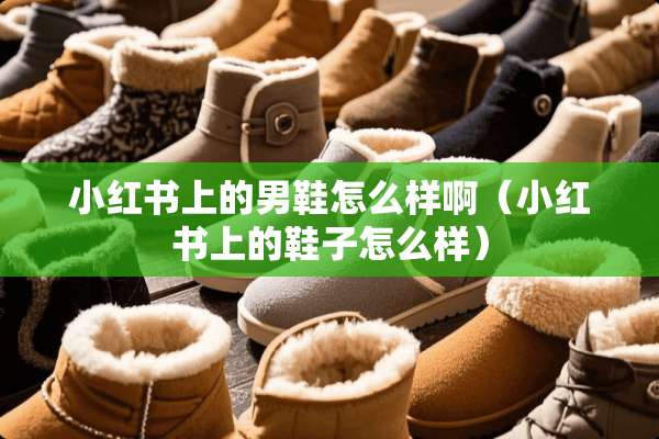 小红书上的男鞋怎么样啊（小红书上的鞋子怎么样）