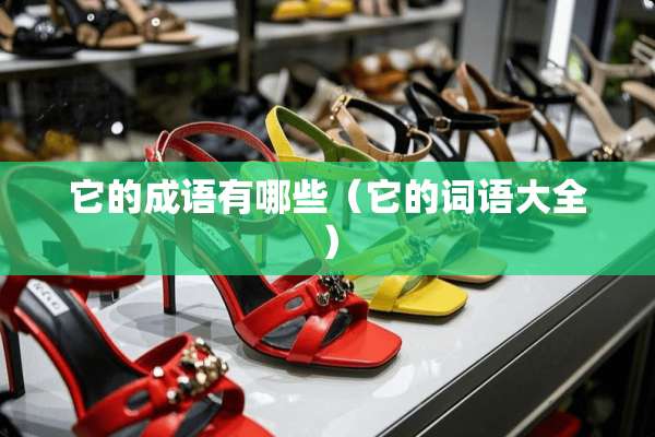 它的成语有哪些（它的词语大全）