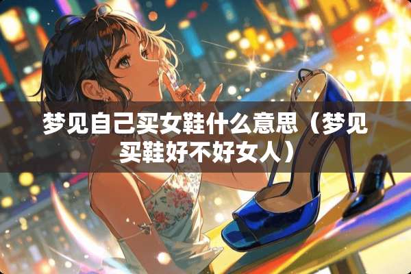梦见自己买女鞋什么意思（梦见买鞋好不好女人）