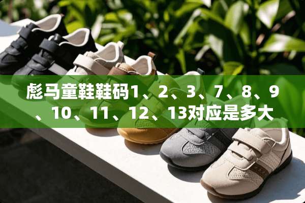 彪马童鞋鞋码1、2、3、7、8、9、10、11、12、13对应是多大的？