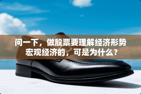 问一下，做股票要理解经济形势 宏观经济的，可是为什么？