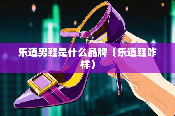 乐道男鞋是什么品牌（乐道鞋咋样）