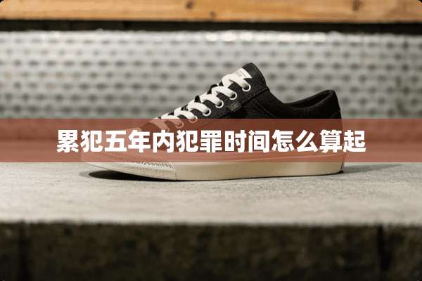 累犯五年内犯罪时间怎么算起