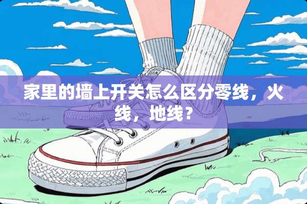 家里的墙上开关怎么区分零线，火线，地线？