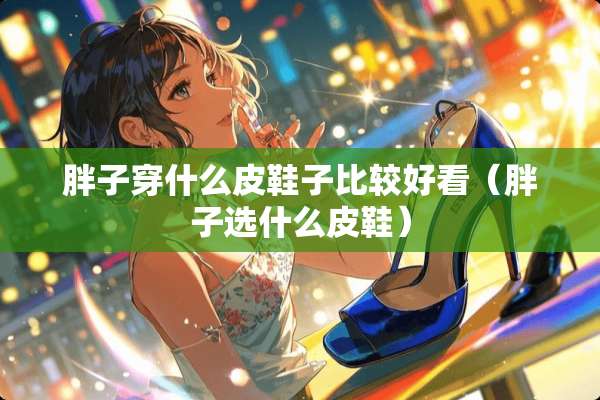 胖子穿什么皮鞋子比较好看（胖子选什么皮鞋）