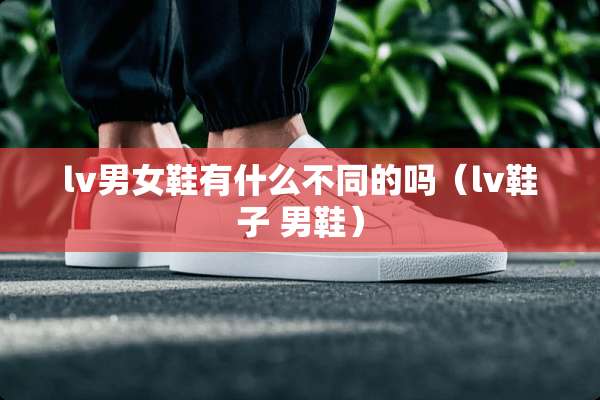 lv男女鞋有什么不同的吗（lv鞋子 男鞋）