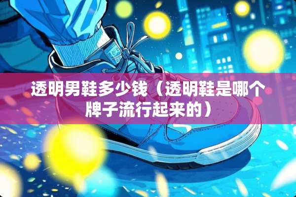 透明男鞋多少钱（透明鞋是哪个牌子流行起来的）
